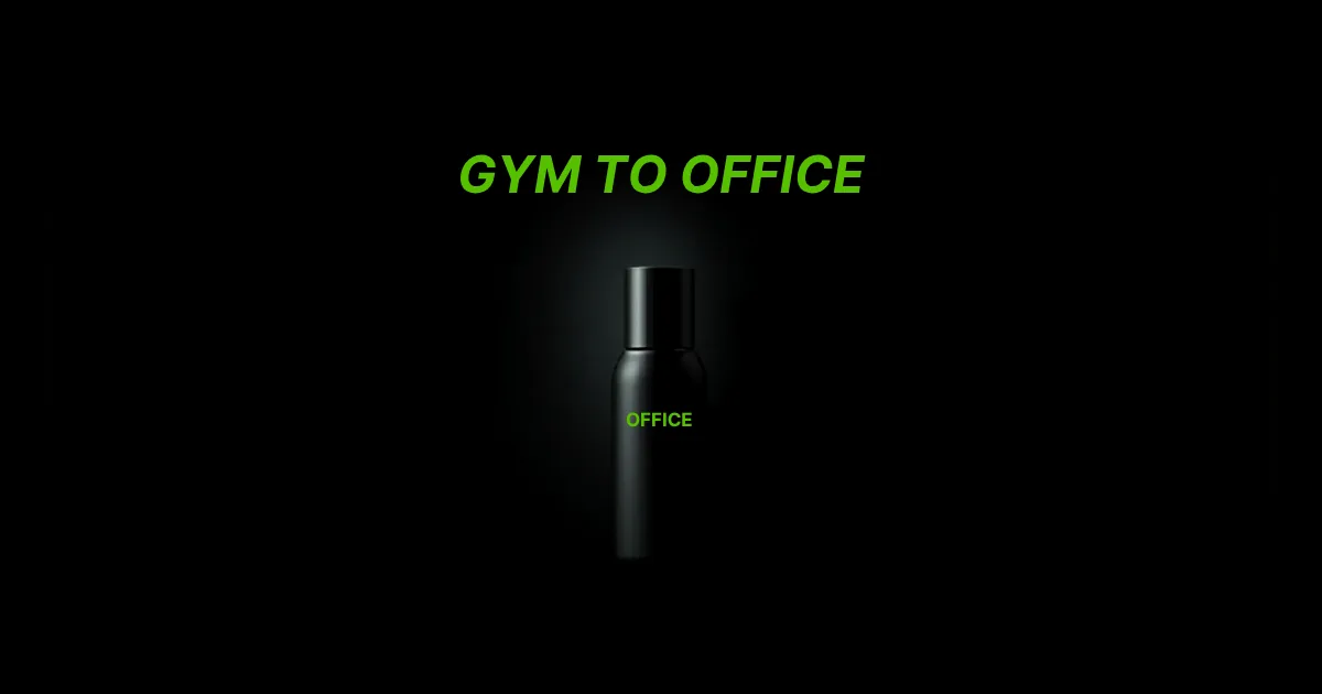 Gym to Office Without Showering — Smelloff ODORSTRIKE